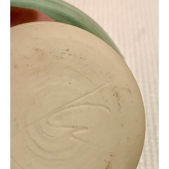 Vintage pottery ikebana vase Signed Oriental Japandi Minimalist - Picture 6 of 9